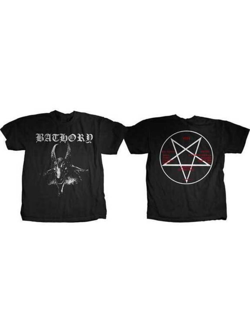 BATHORY - GOAT LOGO T SHIRT official, black metal, death metal, thrash metal